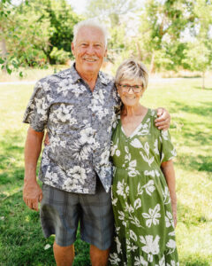 PCM client Jean with her husband