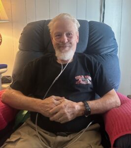 PCM Client Tom at home.
